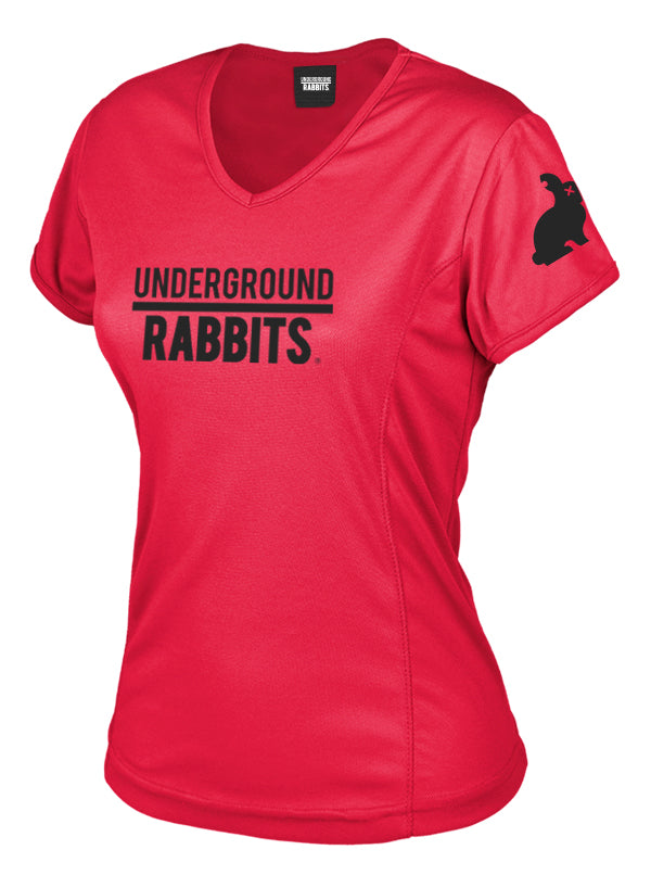 Camiseta de deporte UR Mujer Blanco - Underground Rabbits